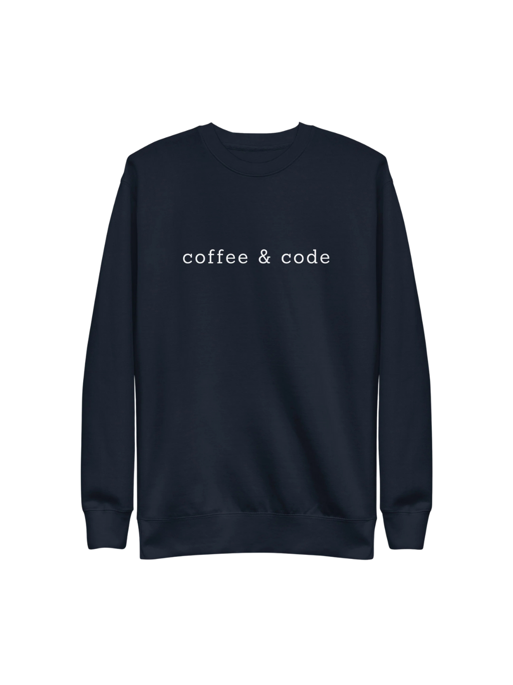 Coffee & Code Sweatshirt - Navy