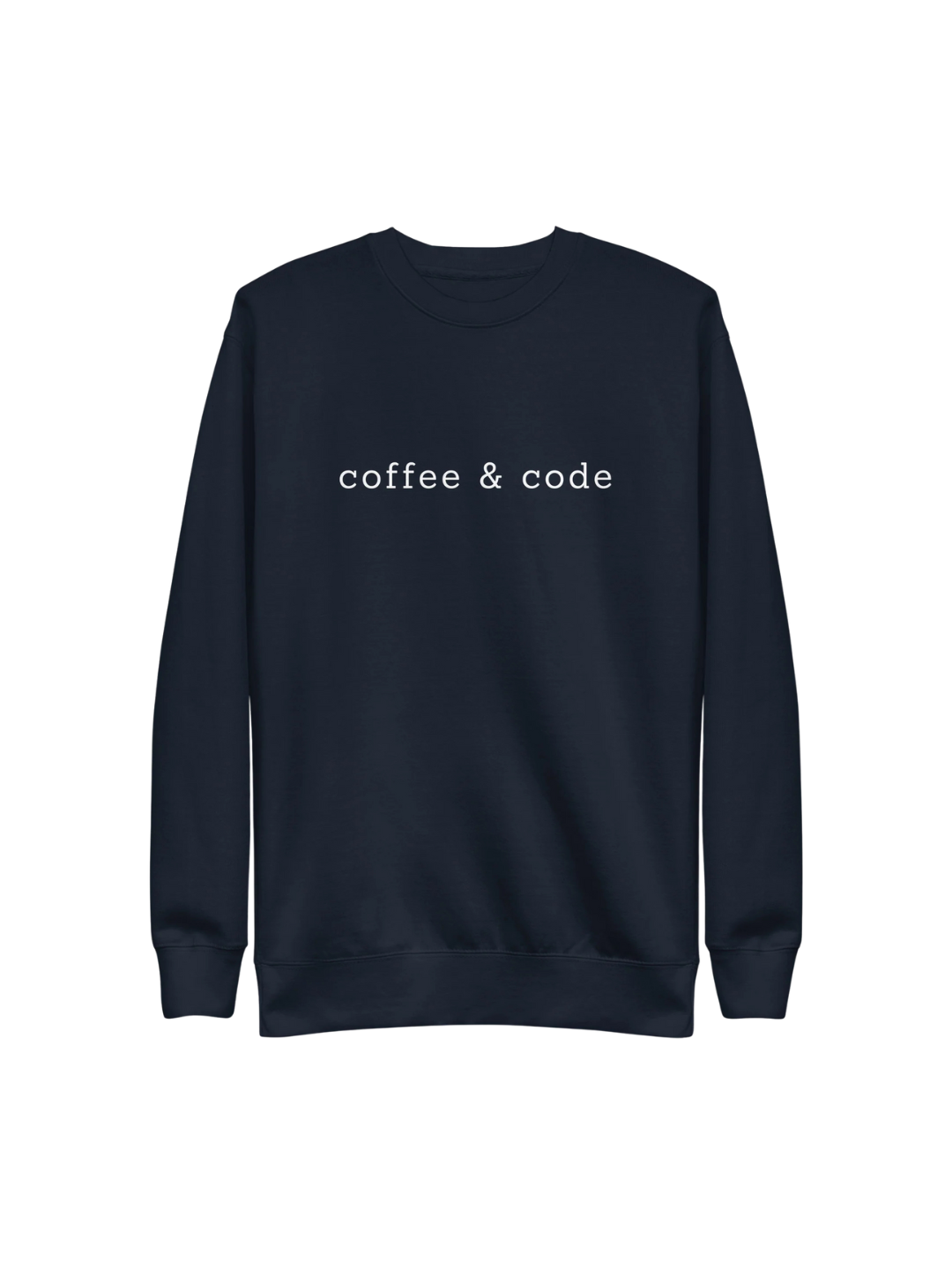 Coffee & Code Sweatshirt - Navy