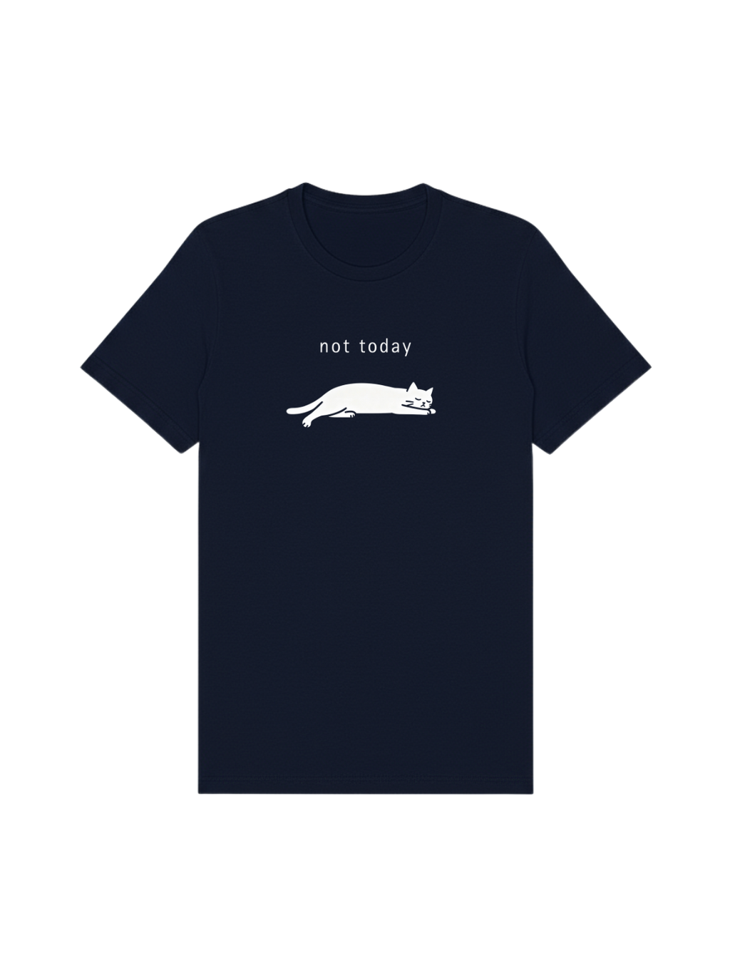 Not Today Tee - Navy