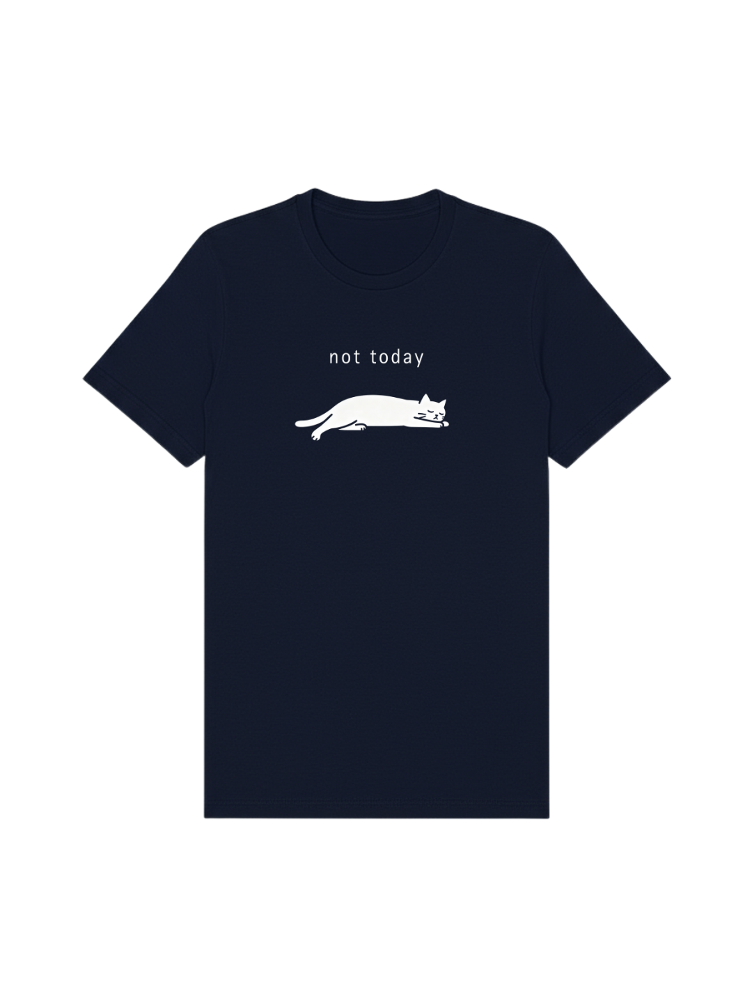 Not Today Tee - Navy