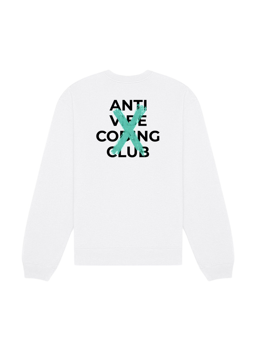 Anti Vibe Coding Club Oversized Premium Sweatshirt