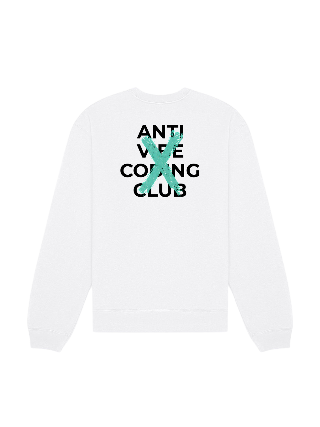 Anti Vibe Coding Club Oversized Premium Sweatshirt
