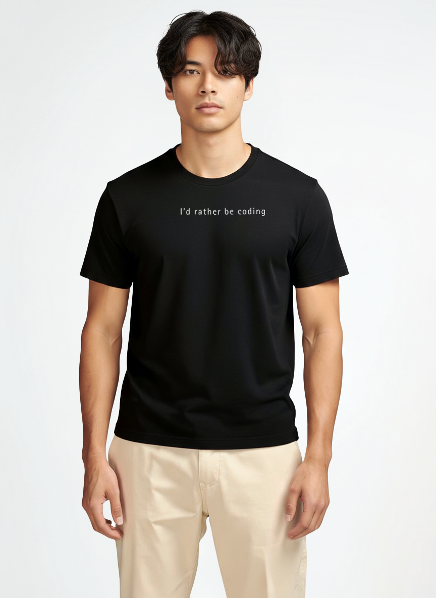 I'd rather be coding Tee
